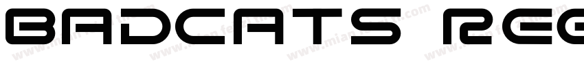 badcats regular字体转换